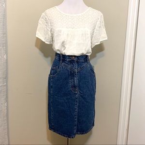 Vintage jordache denim skirt NWT